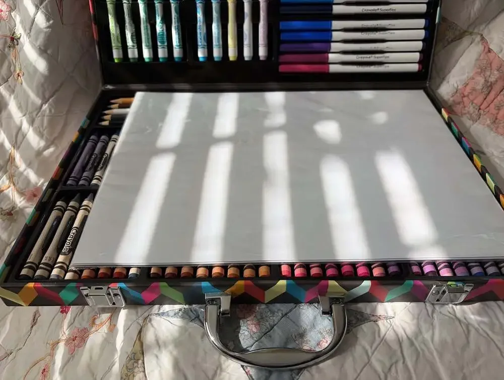 Crayola Chevron Pattern Art Case
